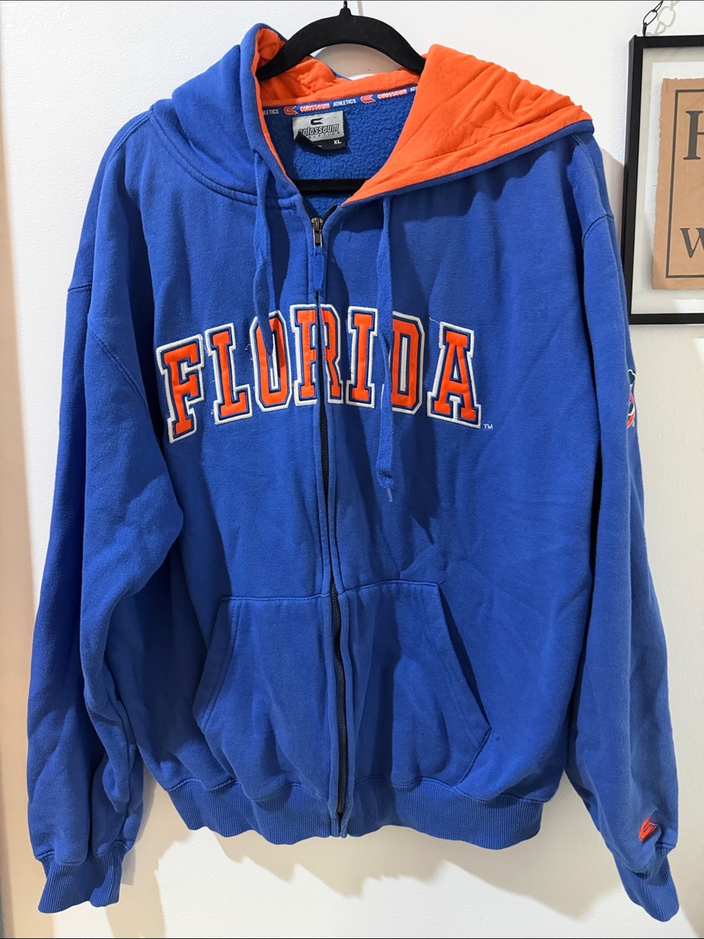 Colosseum Blue & Orange Florida Gators Hooded Jacket